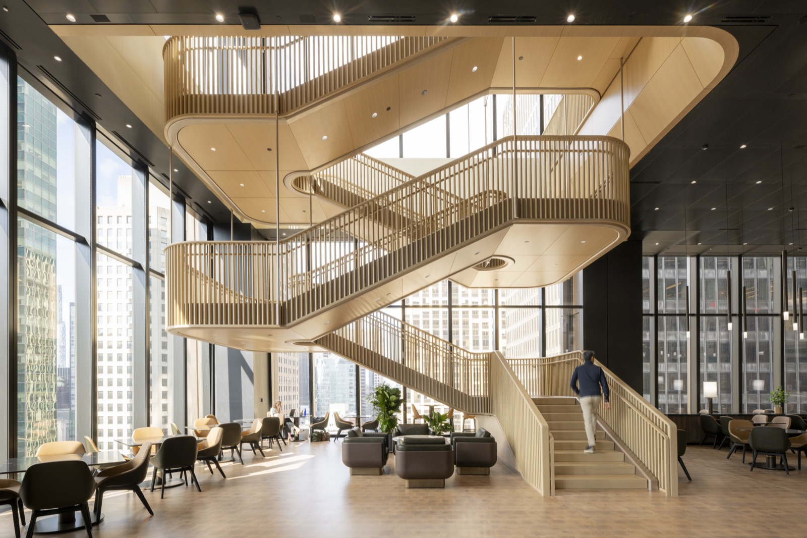 Exchange stairs interior