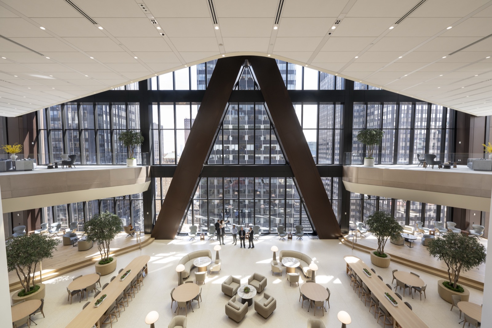 Interior hall and civic gathering space