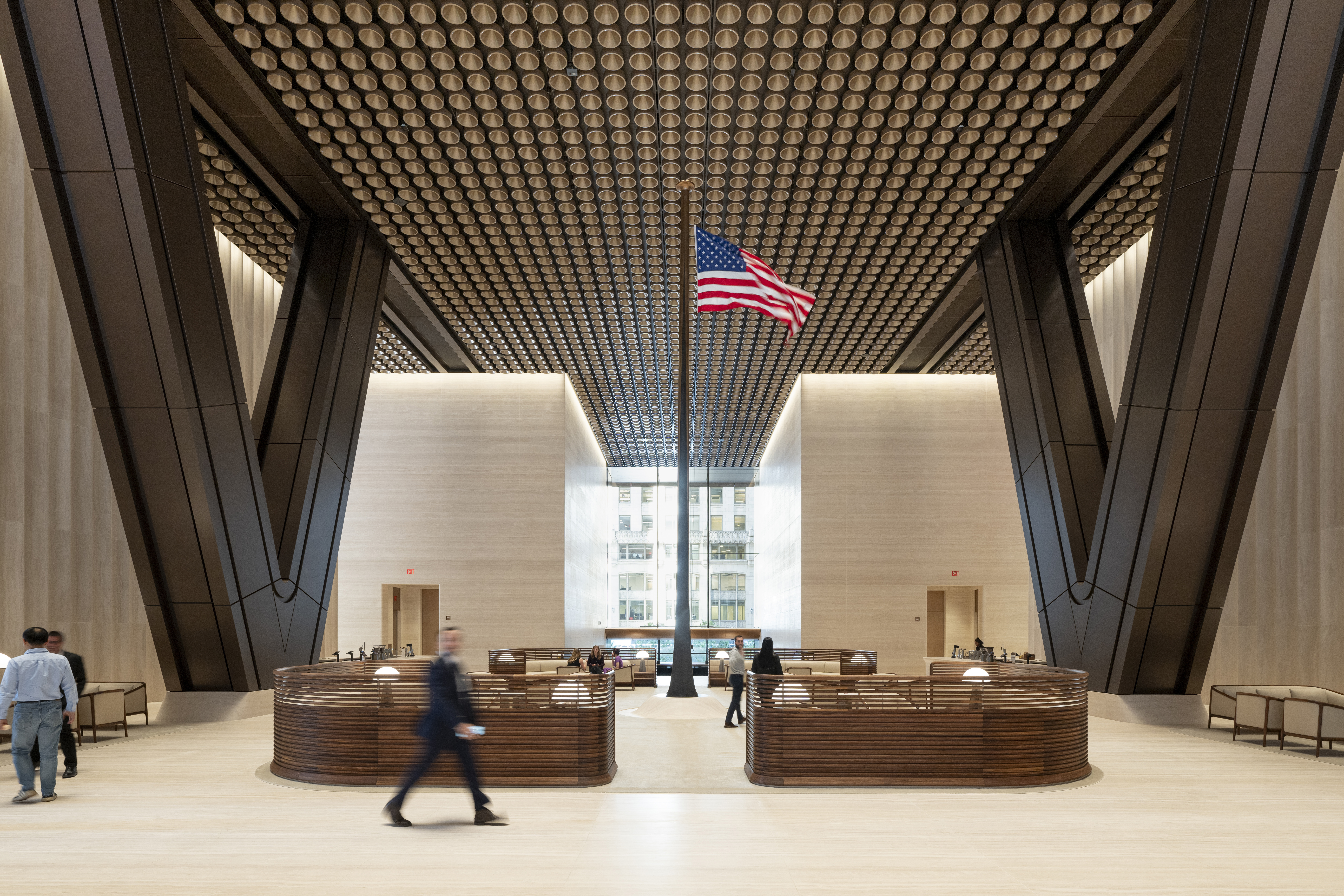 Lobby oriented toward Madison Avenue