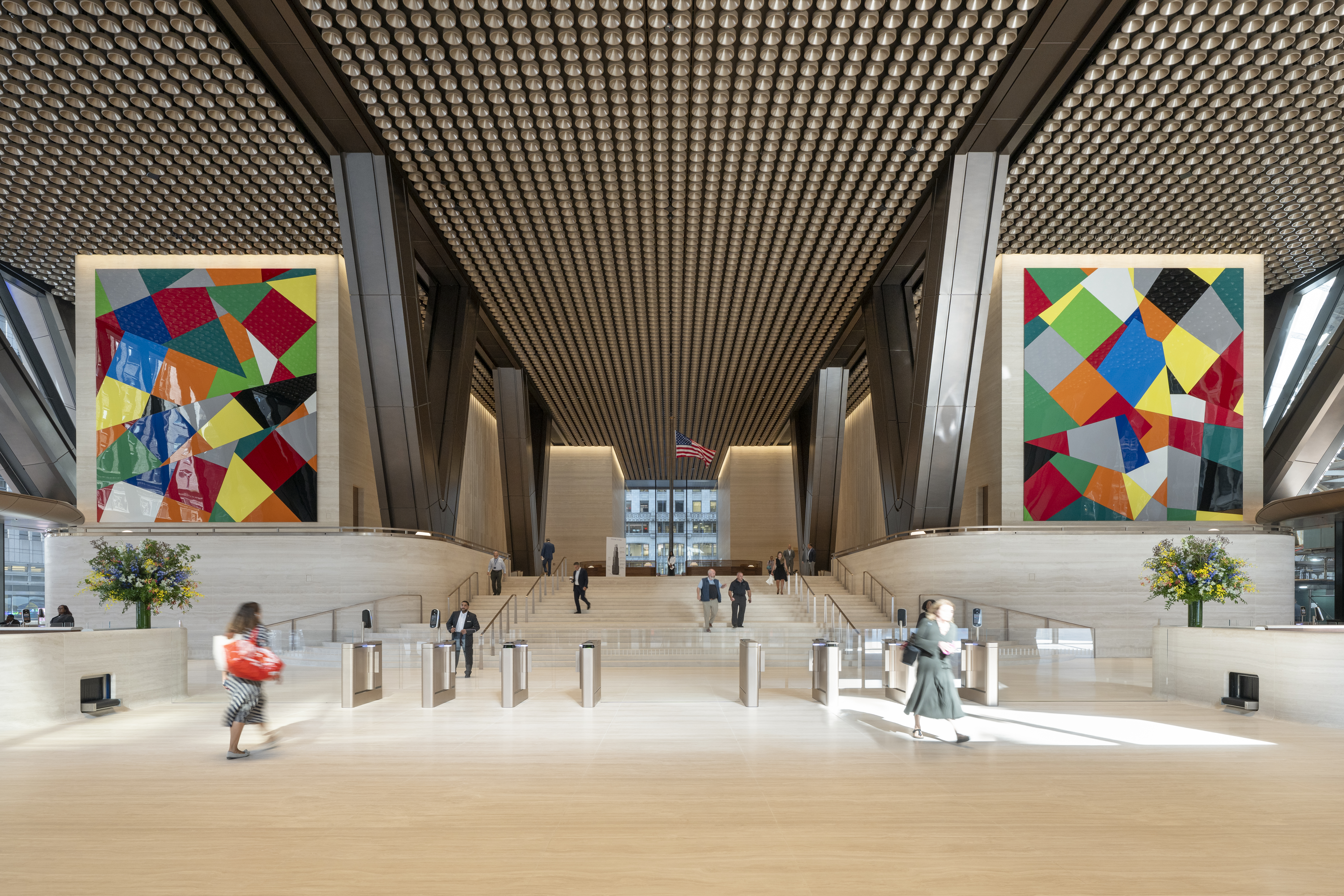 Gallery entrance composition